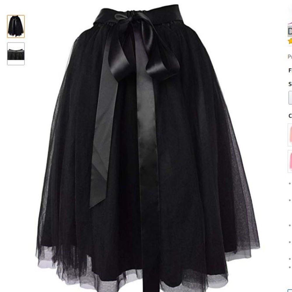 Dancina Women’s Knee Length Tutu A Line Layered Tu
